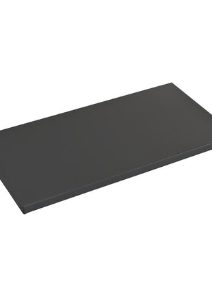 Ripiano in Legno Nobilitato Charcoal per lavatoio 60x45